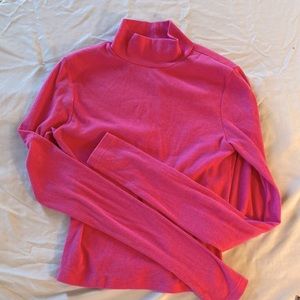 American Eagle pink long sleeve shirt
